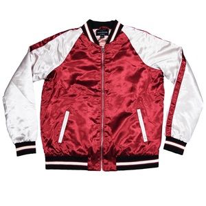 Satin Letterman Jacket